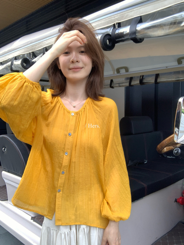 秋上新！現貨+預購 超美色系可選透氣舒服日系小衫