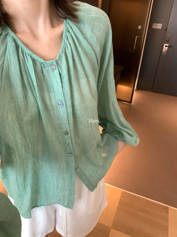 秋上新！現貨+預購 超美色系可選透氣舒服日系小衫