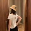 AB Chic 小設計感後背鏤空短袖T恤 收腰褶皺顯腰身