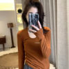 現貨 火爐瘦瘦Tee（多色囤）簡約日常百搭加厚抓絨U領打底衫