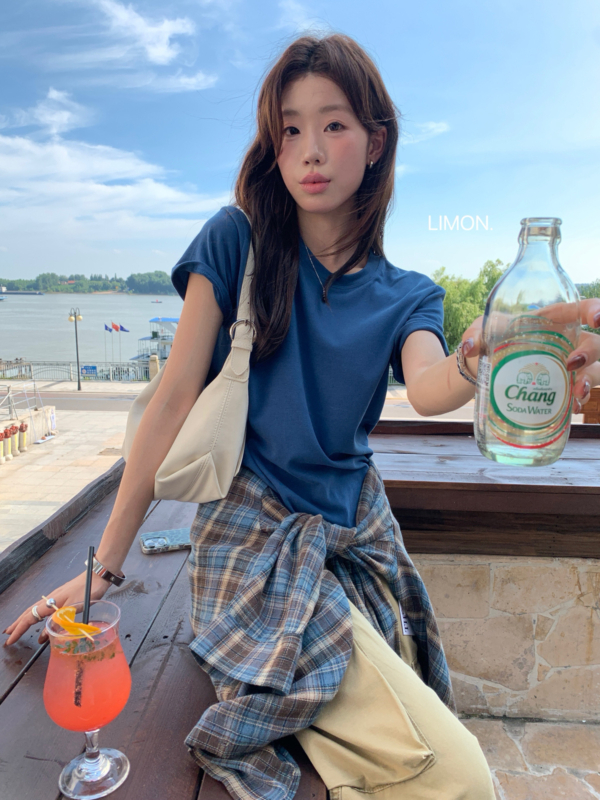 秋上新！現貨+預購！云朵绒多色百搭短袖T恤