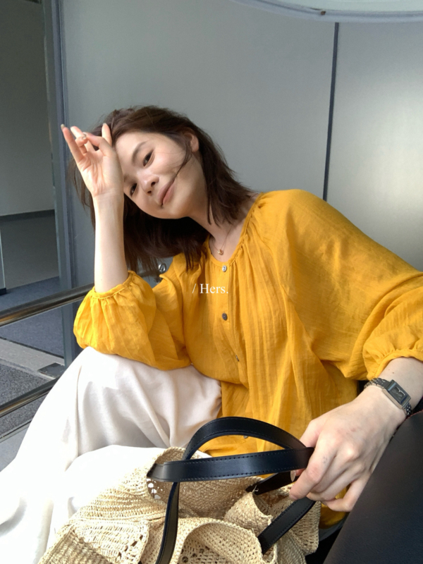 秋上新！現貨+預購 超美色系可選透氣舒服日系小衫