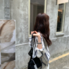 秋上新！預購 輕氧鬆弛感條紋襯衫(含45%棉料)