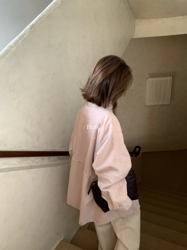 簡約休閒立領工裝夾克#66751